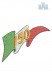 321 Ricamo 12 bandiera Italia 150 anni